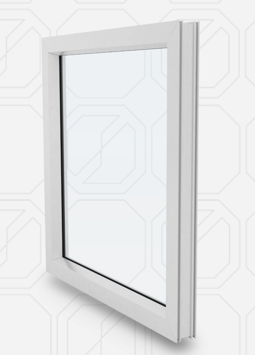 Janela de alumínio quadro fixo